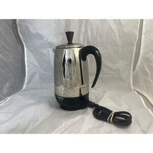 Farberware Superfast 8 Cup Electric Percolator Stainless Steel FCP280-A G Silver